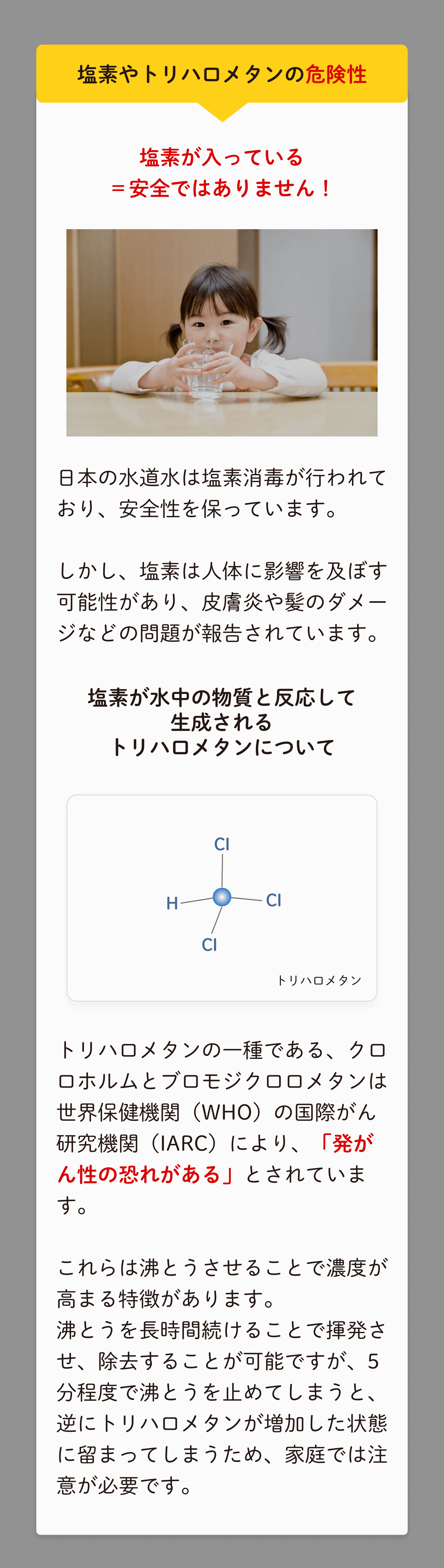 トリハロメタンについて