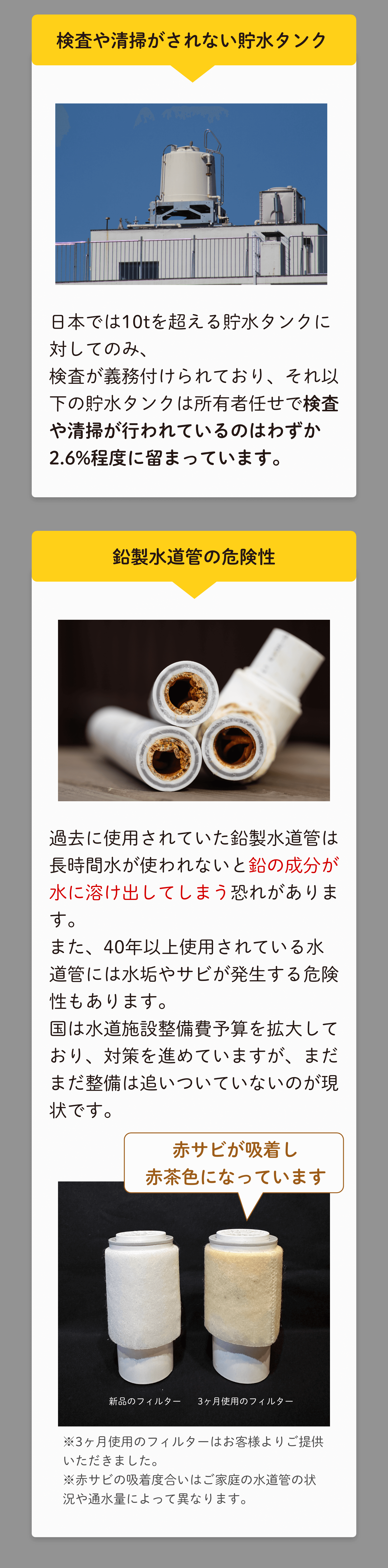 水道管について